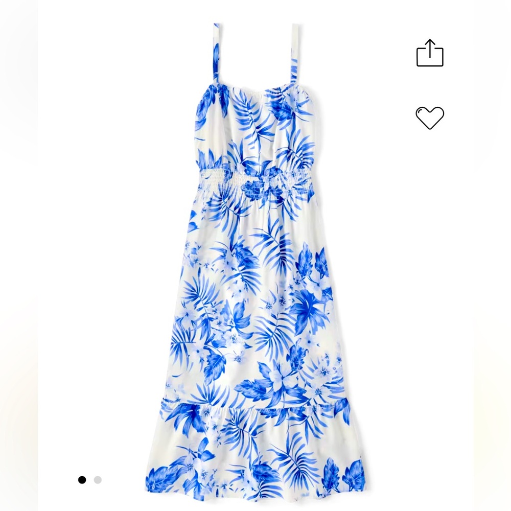 NWT - Tropical midi summer dress